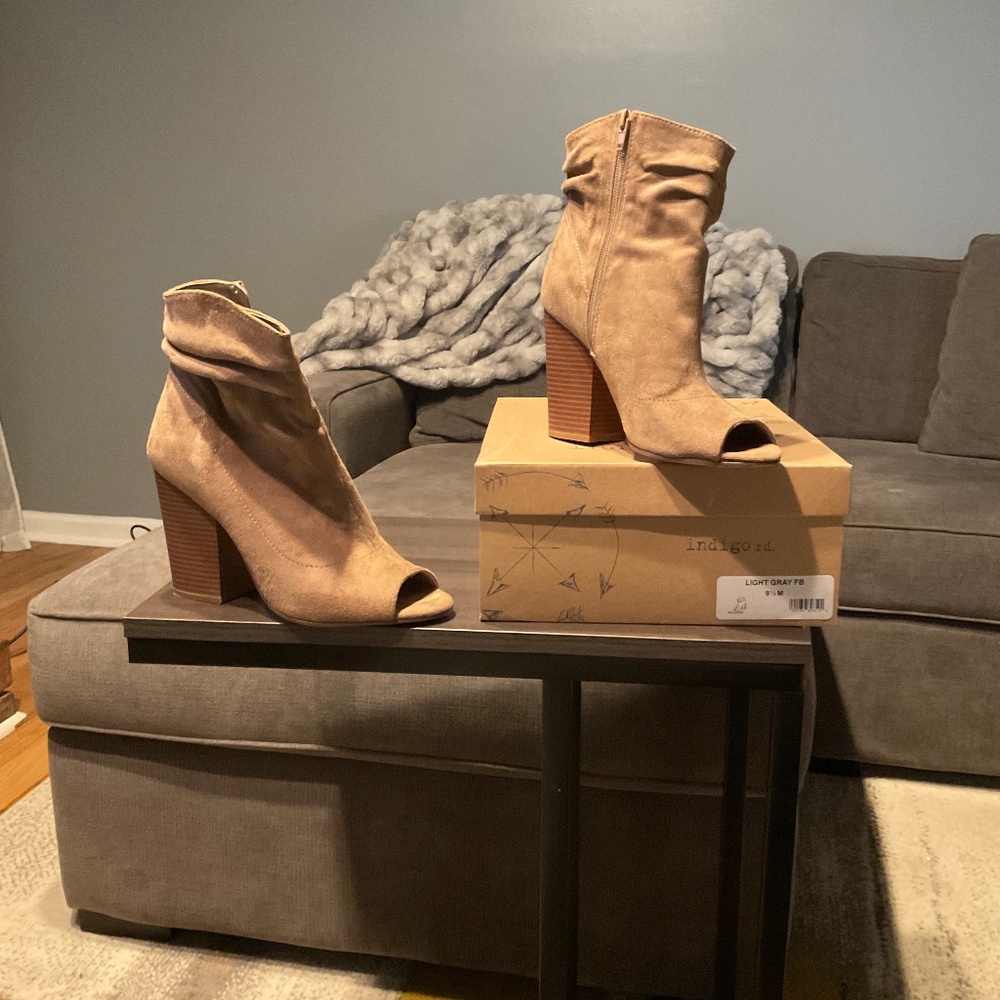 Tan Bootie